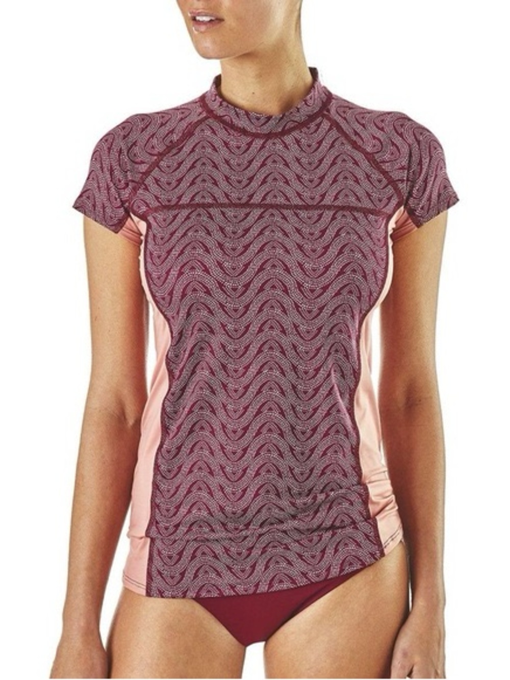 Women’s Patagonia Micro Swell Short-Sleeve Rashguard / Large